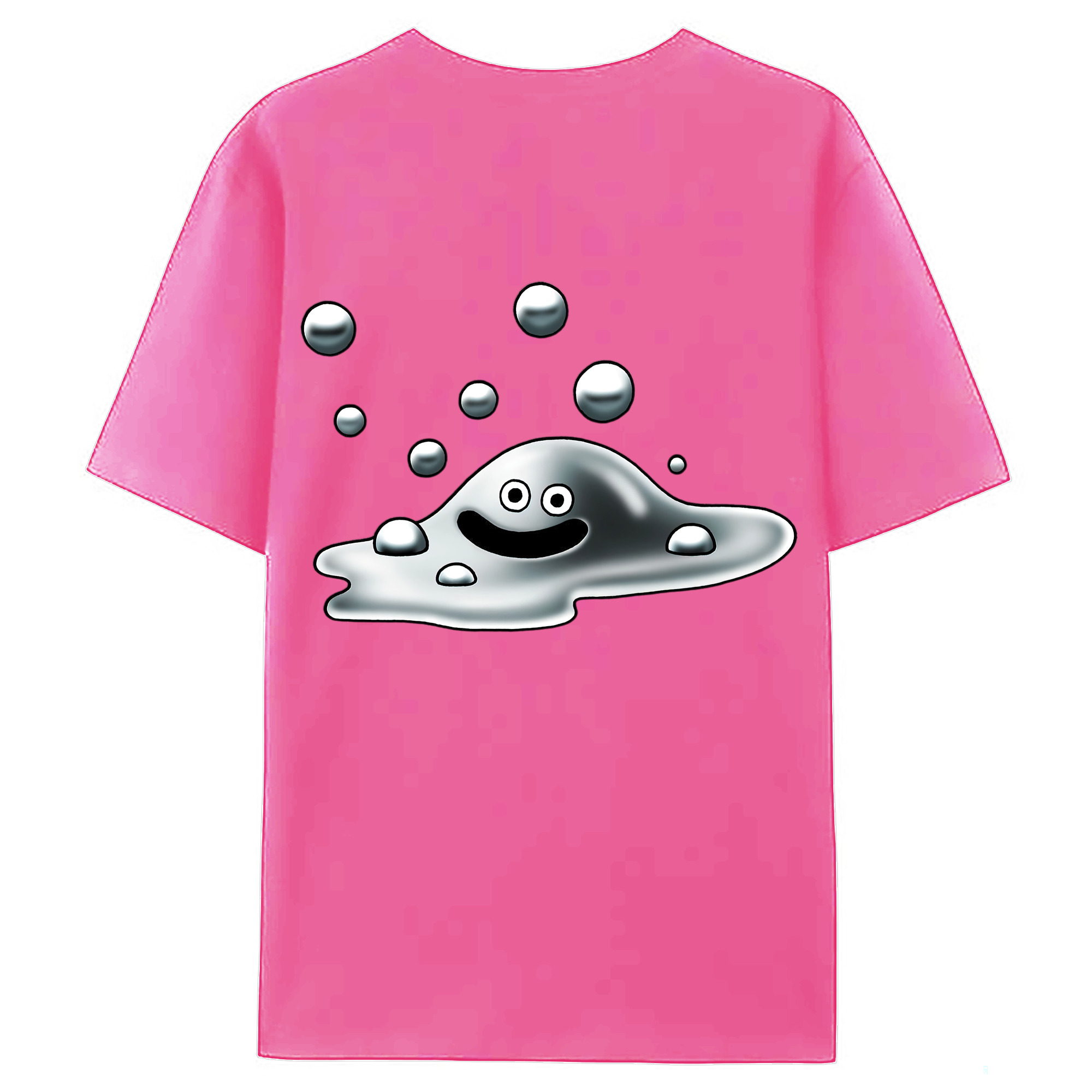 （画像用） ドラゴンクエスト Doragon Kuesuto Dragon Quest レディース半袖Tシャツ(バックプリント)